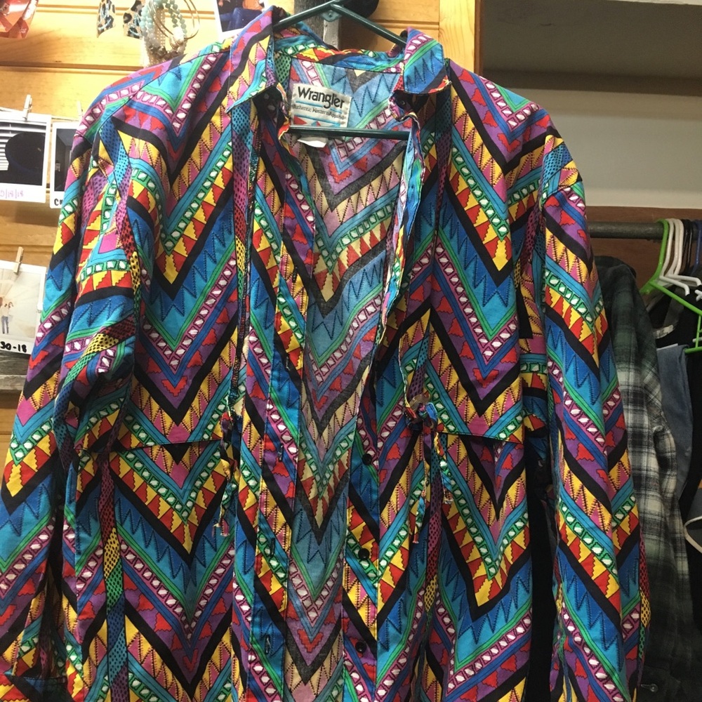 Vintage wrangler men’s button up!